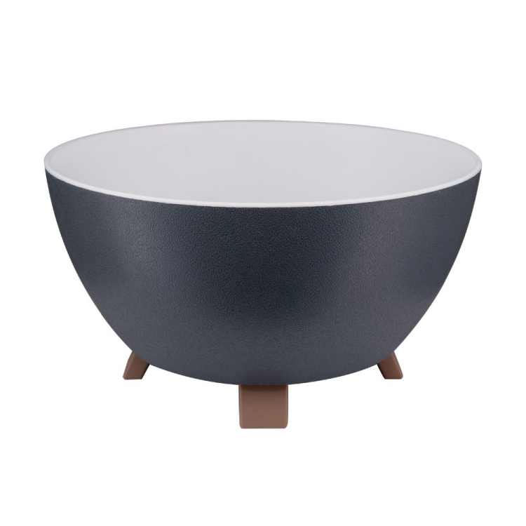 Doniczka z nóżkami POLO 2 25cm antracyt